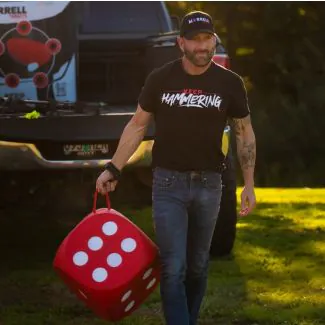 Morrel skydeterning stor 40 x 40 x 40 cm