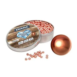 Diana kobberbelagte blyhagl rundhagl 4,4 mm 750 stk