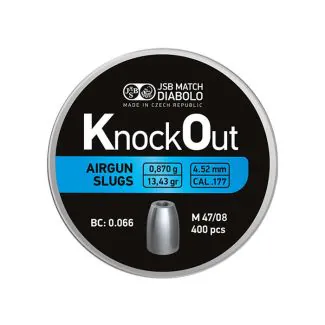 JSB Knock Out HP 4,5 mm (.178) 13.43 grain slugs