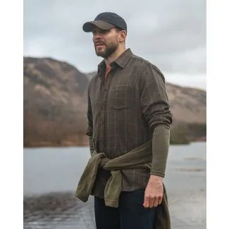 Hoggs of Fife Harris  Skjorte Tweed-effekt