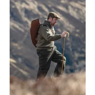 Hoggs of Fife Hebrides II 1/4 Zip vindtæt Pullover Meadow green