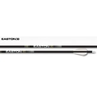 Easton 5.0 standardskafter – 12 stk mikrodiameter carbon skafter