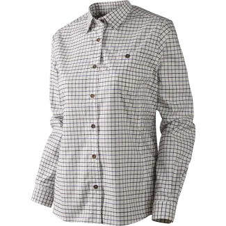 Härkila Lancaster Lady L/S skjorte Blackberry check